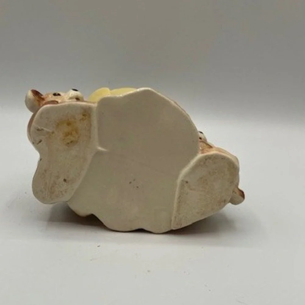 Vintage 1940's-1950's Ceramic Bear‎ Vase Planter by American Bisque Co. USA MCM